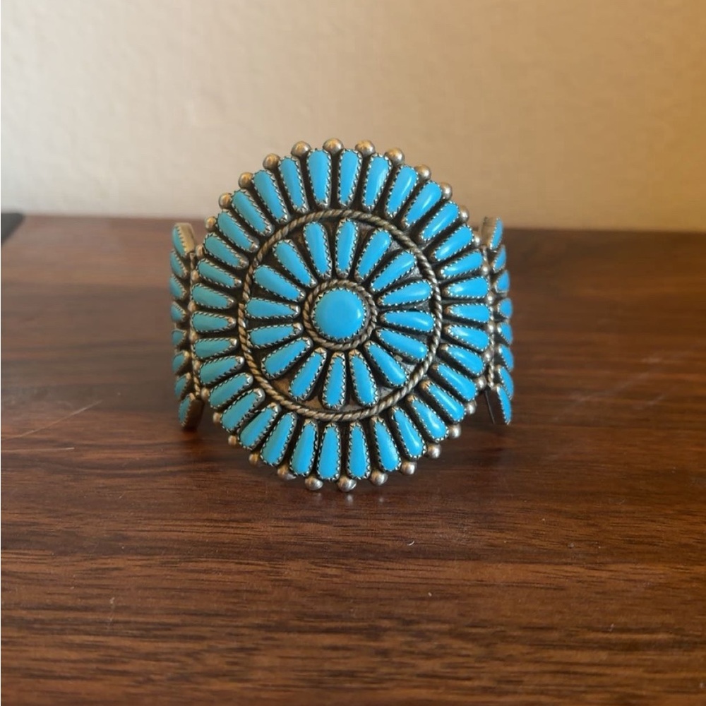 Turquoise Cluster Cuff